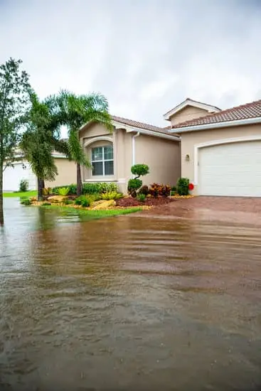 Hurricane floodwater around Florida homes — flood insurance in Southwest Florida